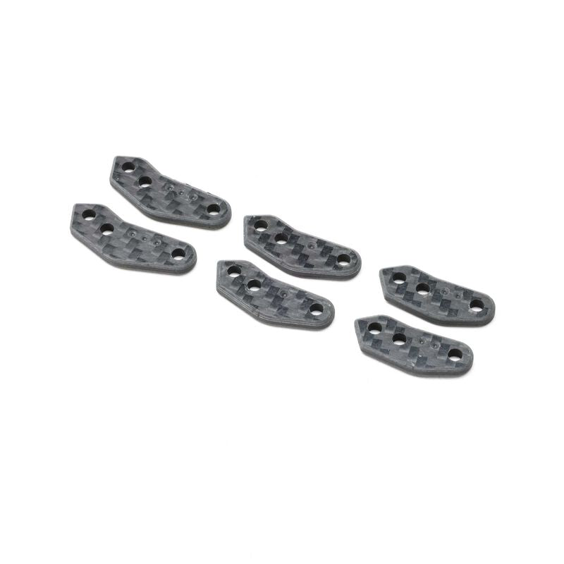 Team Losi Racing 22S Sprint Carbon Fiber Caster Block Link Mounts (6) TLR-1068