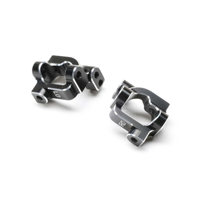 LOSI: 22S Sprint Caster Block Set, 0 Deg, Aluminum TLR-1069