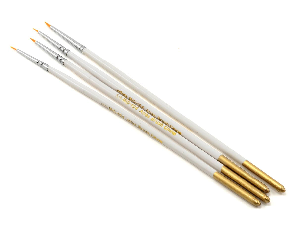 Atlas Brush Taklon Spotter Detail Brush Set (4) ABSRG-104