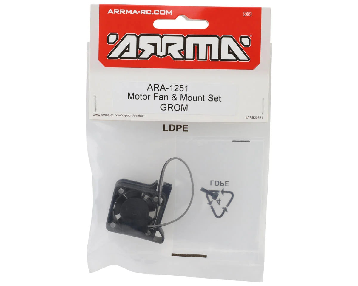 LOSI Nascar Grom Motor Fan & Mount Set ARA-1251