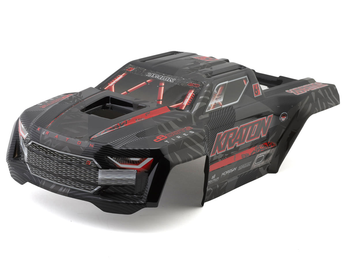 Arrma Kraton 6S EXB Painted Decaled Trimmed body (Black) ARA-1539