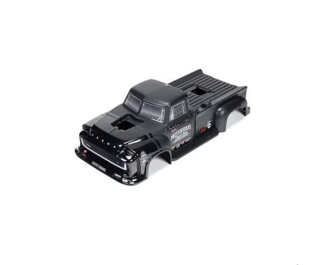 Arrma 1/8 Painted Body with Decals, Black: NOTORIOUS 6S BLX V6 ARA-1541