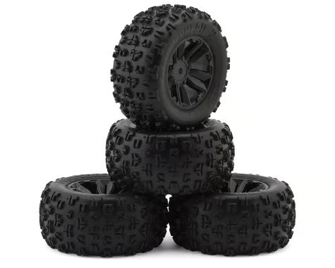 Arrma dBoots Copperhead 2 Mini Kraton Pre-Mounted Tires (Black) (4) ARA-2658