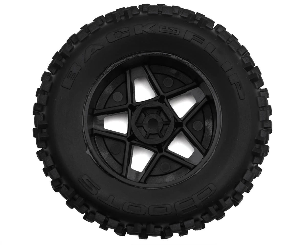 Arrma dBoots Back-Flip Mini Kraton Pre-Mounted Tires (Black) (4) w/12mm Hex ARA-2991