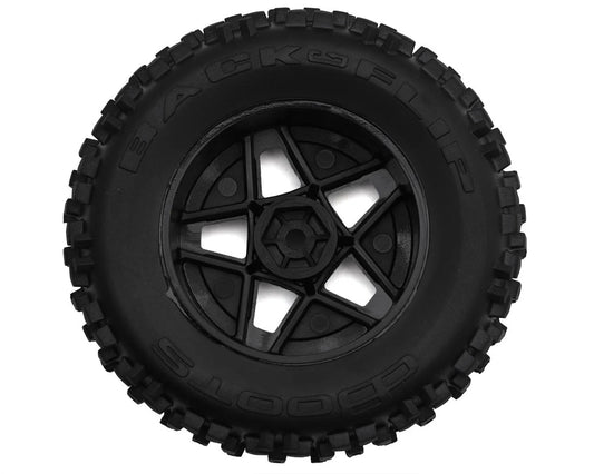 Arrma dBoots Back-Flip Mini Kraton Pre-Mounted Tires (Black) (4) w/12mm Hex ARA-2991