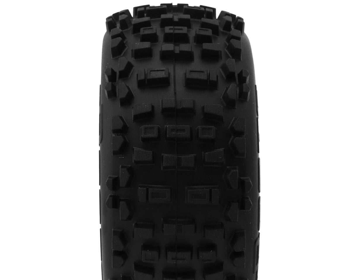 Arrma dBoots Back-Flip Mini Kraton Pre-Mounted Tires (Black) (4) w/12mm Hex ARA-2991