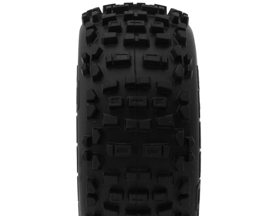 Arrma dBoots Back-Flip Mini Kraton Pre-Mounted Tires (Black) (4) w/12mm Hex ARA-2991