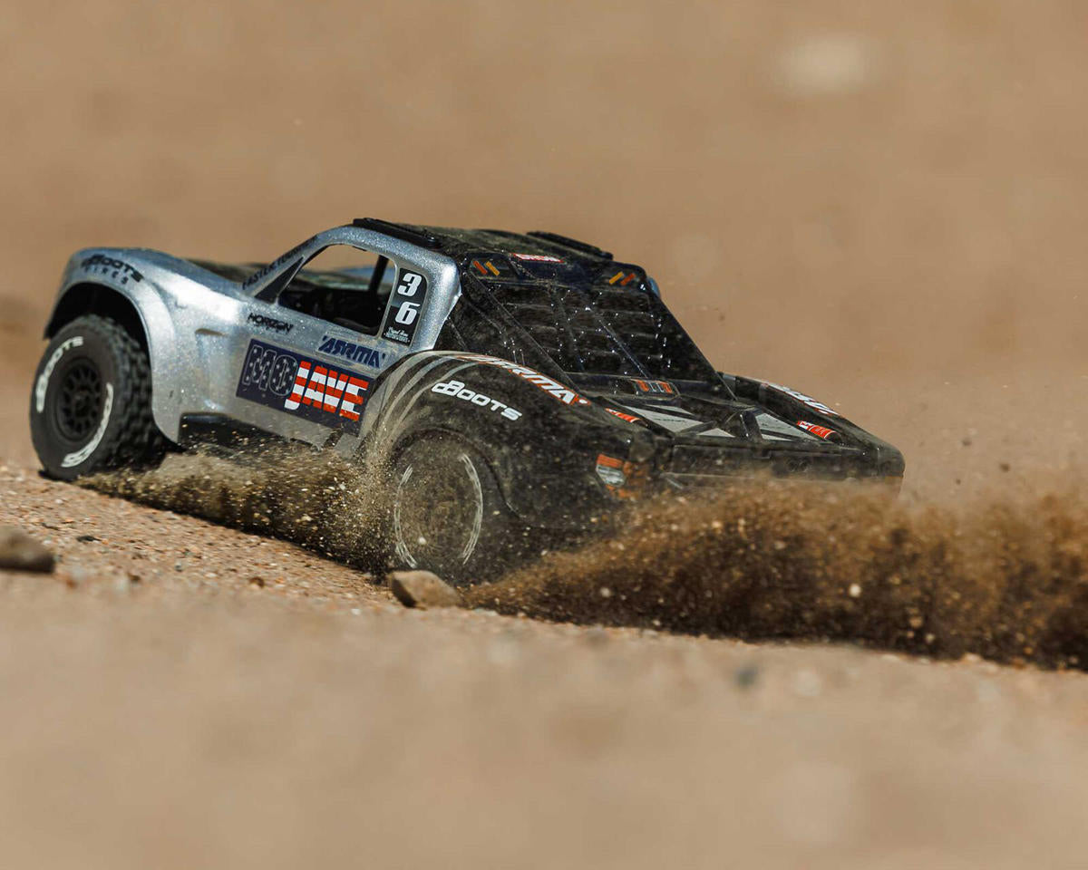 Arrma Mojave Grom MEGA 4WD 380 Brushed 1/16 RTA Electric Desert Truck Kit (Black/Clear) ARA2104KT1