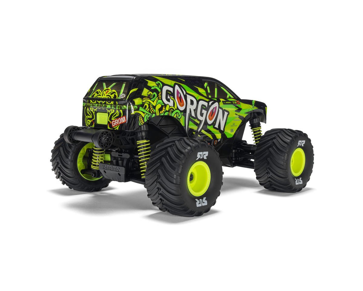 Arrma Gorgon Grom 4x4 1/16 RTR Brushed Monster Truck (Yellow) ARA2130T1