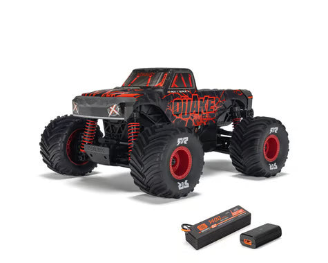 Arrma Quake Grom 4x4 1/16 RTR Brushed Monster Truck (Red) ARA2137T2