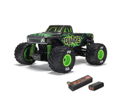 Arrma Quake Grom 4x4 1/16 RTR Brushed Monster Truck (Green) ARA2137T2