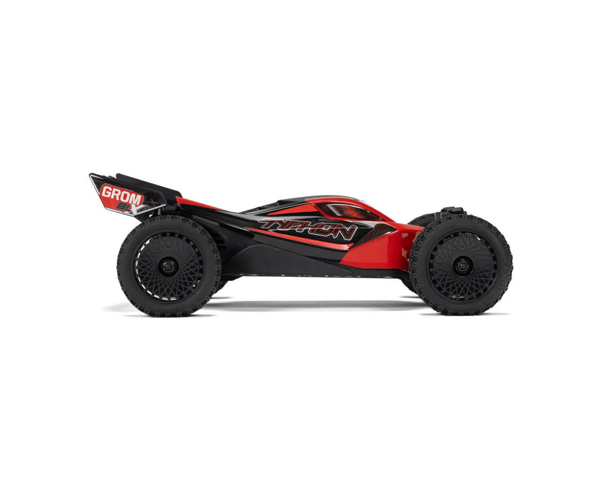 Arrma Typhon Grom 223S BLX 1/18 Brushless RTR 4WD Buggy (Red) ARA2306ST1