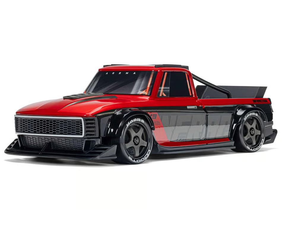 Arrma Infraction Grom 3S BLX 1/12 4WD RTR Brushless Street Bash Truck (Red/Black) ARA2315ST1