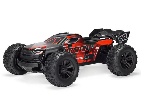 Arrma Mini Kraton 3S BLX 4X4 1/16 RTR Brushless Speed Monster Truck (Black/Red) ARA2508T1
