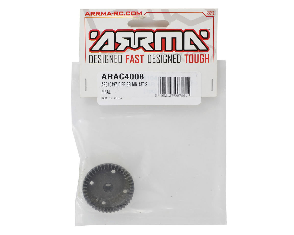 Arrma Spiral Cut Differential Gear (43T) ARA310497 ARAC4008