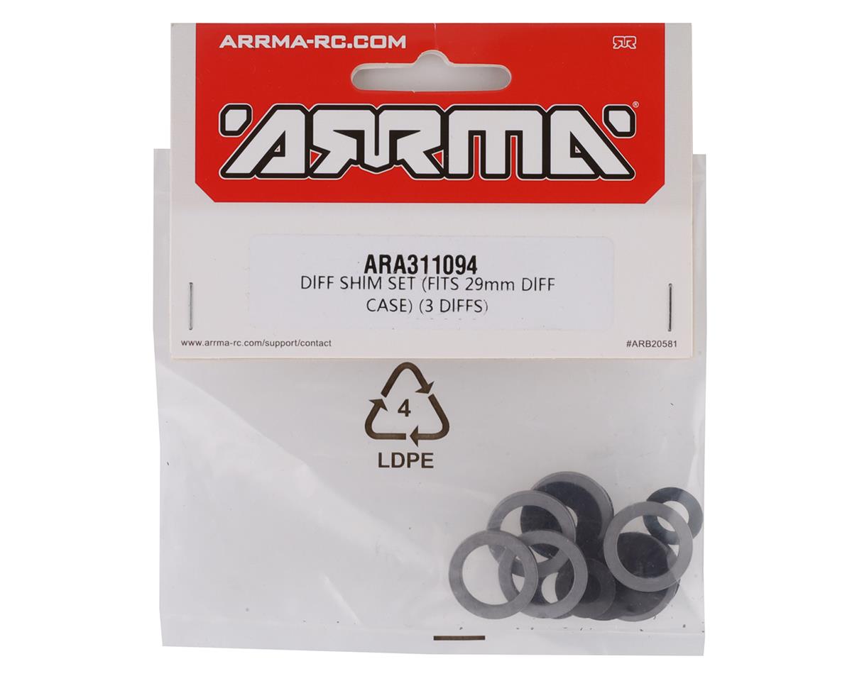 Arrma Differential Shim Set (Fits 29mm Case) ARA311094