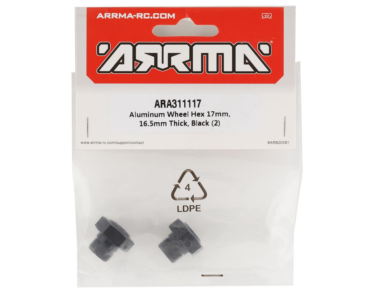 Arrma Fireteam 6S BLX 17mm Aluminum Wheel Hex (2) ARA311117