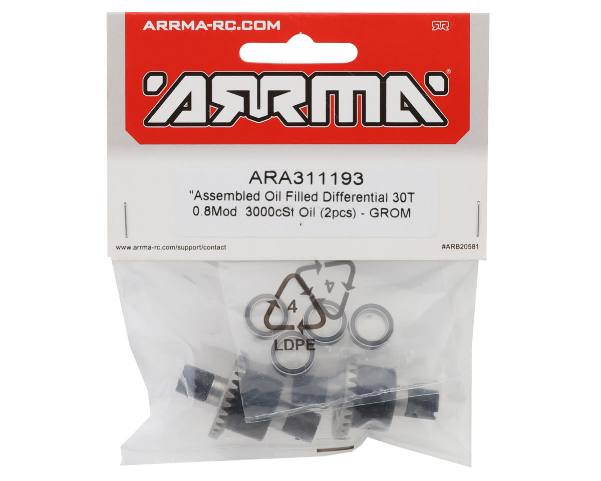 Arrma Grom Assembled Oil Filled Differential (30T) ARA311193