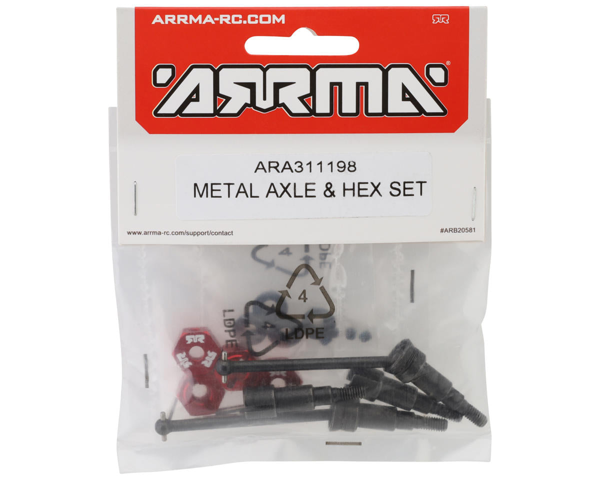 Arrma Grom Metal Axle & Hex Set ARA311198