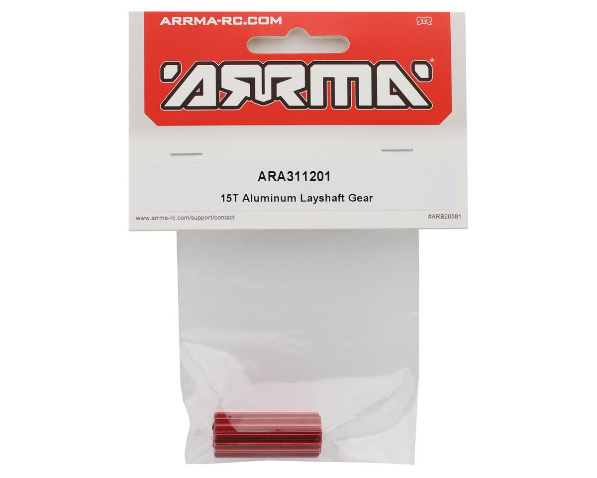 Arrma 15T Aluminum Layshaft Gear ARA311201