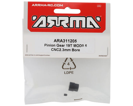 Arrma Arrma Granite Grom, Mod 0.5 Pinion Gear (2.3mm Bore) (19T) ARA311205