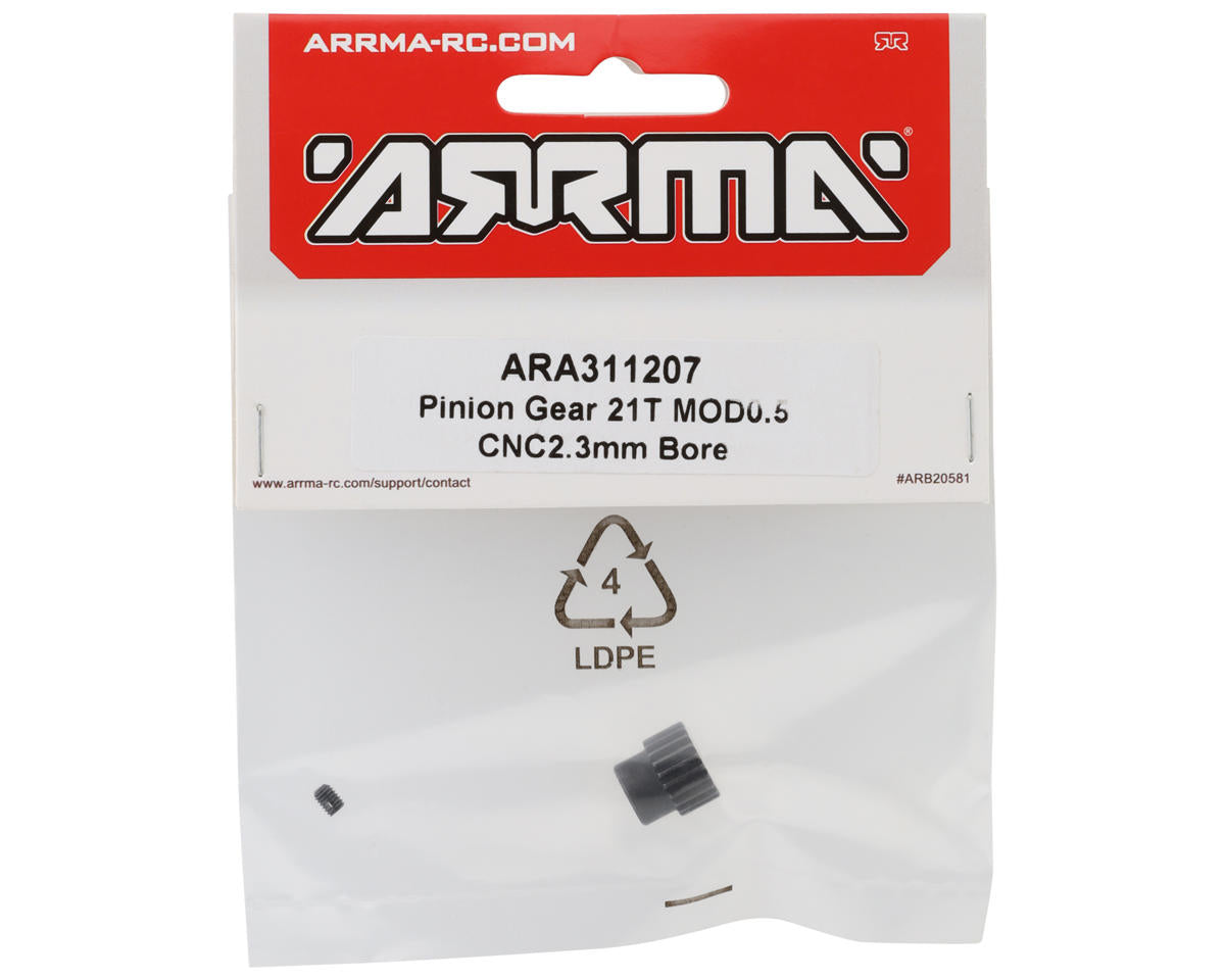 Arrma Mod 0.5 Pinion Gear (2.3mm Bore) (21T) ARA311207