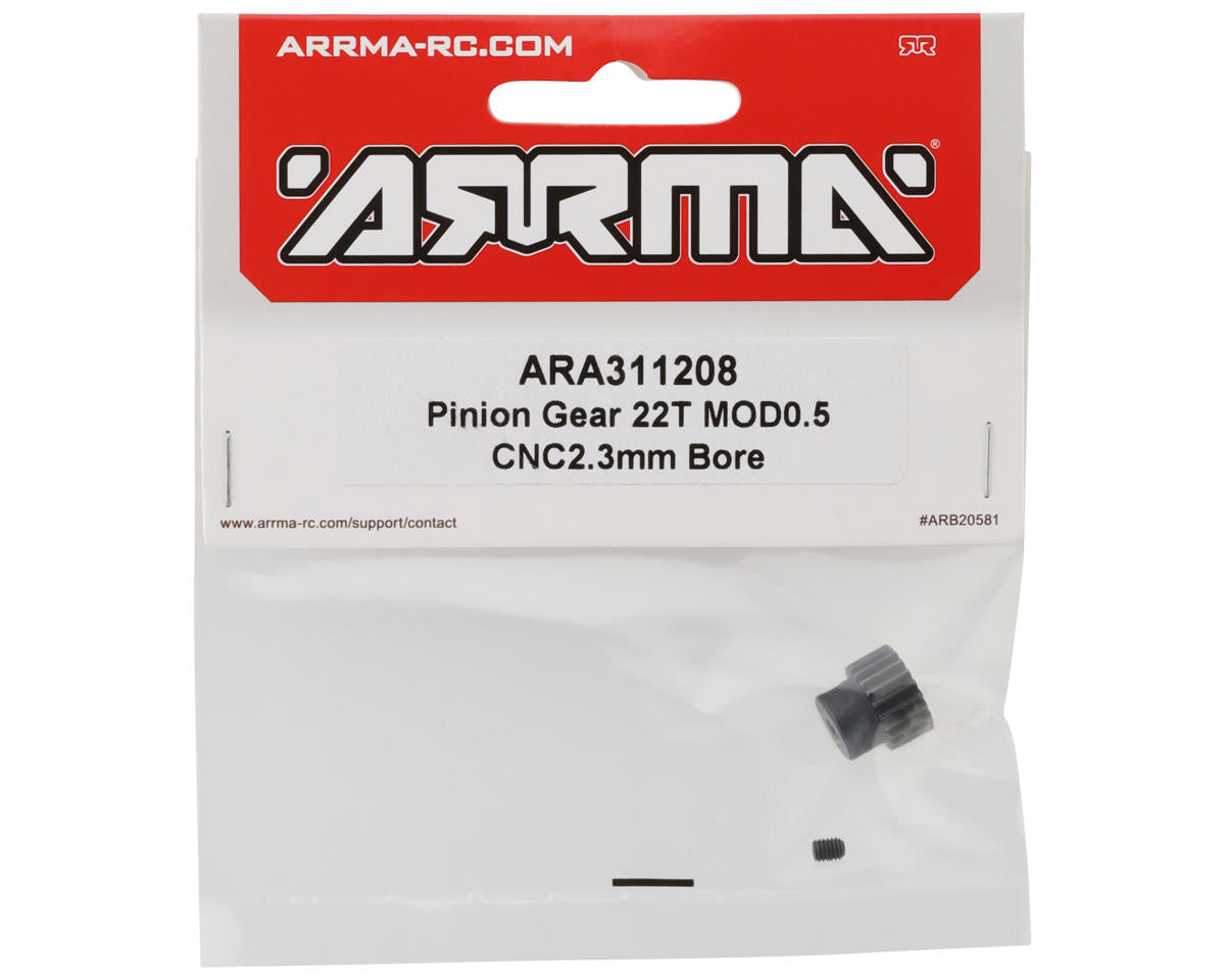 Arrma Mod 0.5 Pinion Gear (2.3mm Bore) (22T) ARA311208