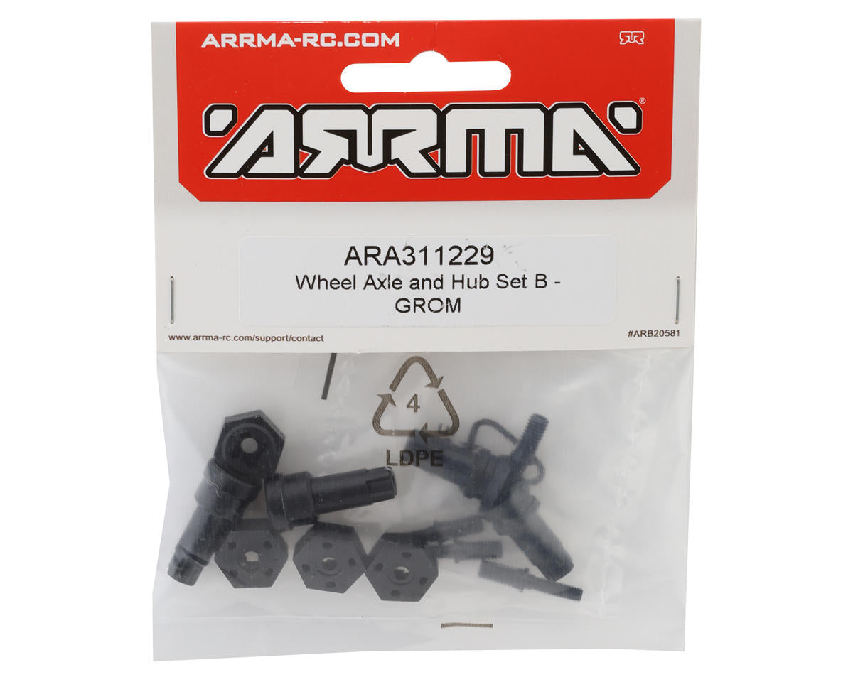 Arrma Mojave Grom Wheel Axles & Hubs Set ARA311229