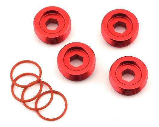 Arrma Aluminum Front Hub Nut (Red) (4) ARA320467