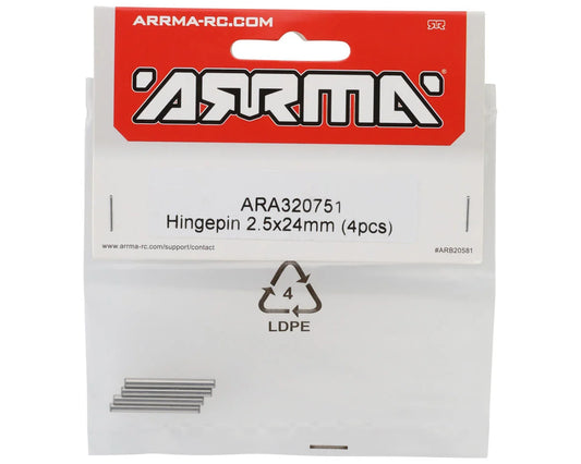 Arrma 2.5x24mm Hingepin (4) ARA320751