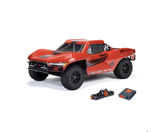 Arrma Fury 2WD MEGA 550 RTR Brushed 1/10 Off-Road Short Course Truck (Red) w/SLT2 2.4GHz Radio, Battery & Charger ARA3221ST1