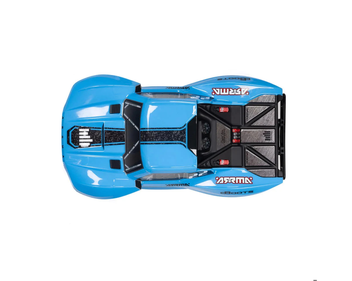 Arrma Fury 2WD MEGA 550 RTR Brushed 1/10 Off-Road Short Course Truck (Blue) w/SLT2 2.4GHz Radio, Battery & Charger