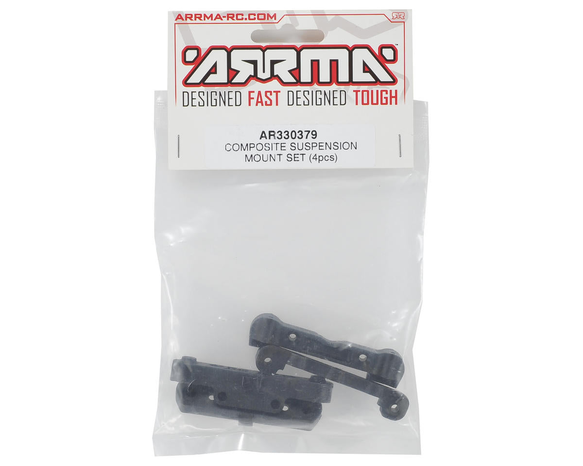 Arrma Composite Suspension Mount Set (4) ARA330379 ARAC9052 AR330379