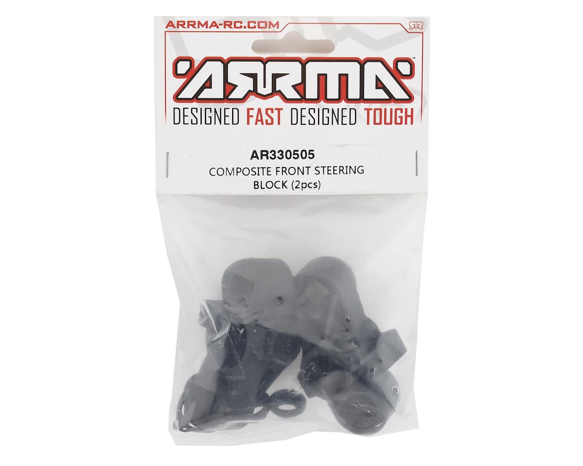 Arrma 6S Front Composite Steering Block (2) ARA330505 ARAC9366