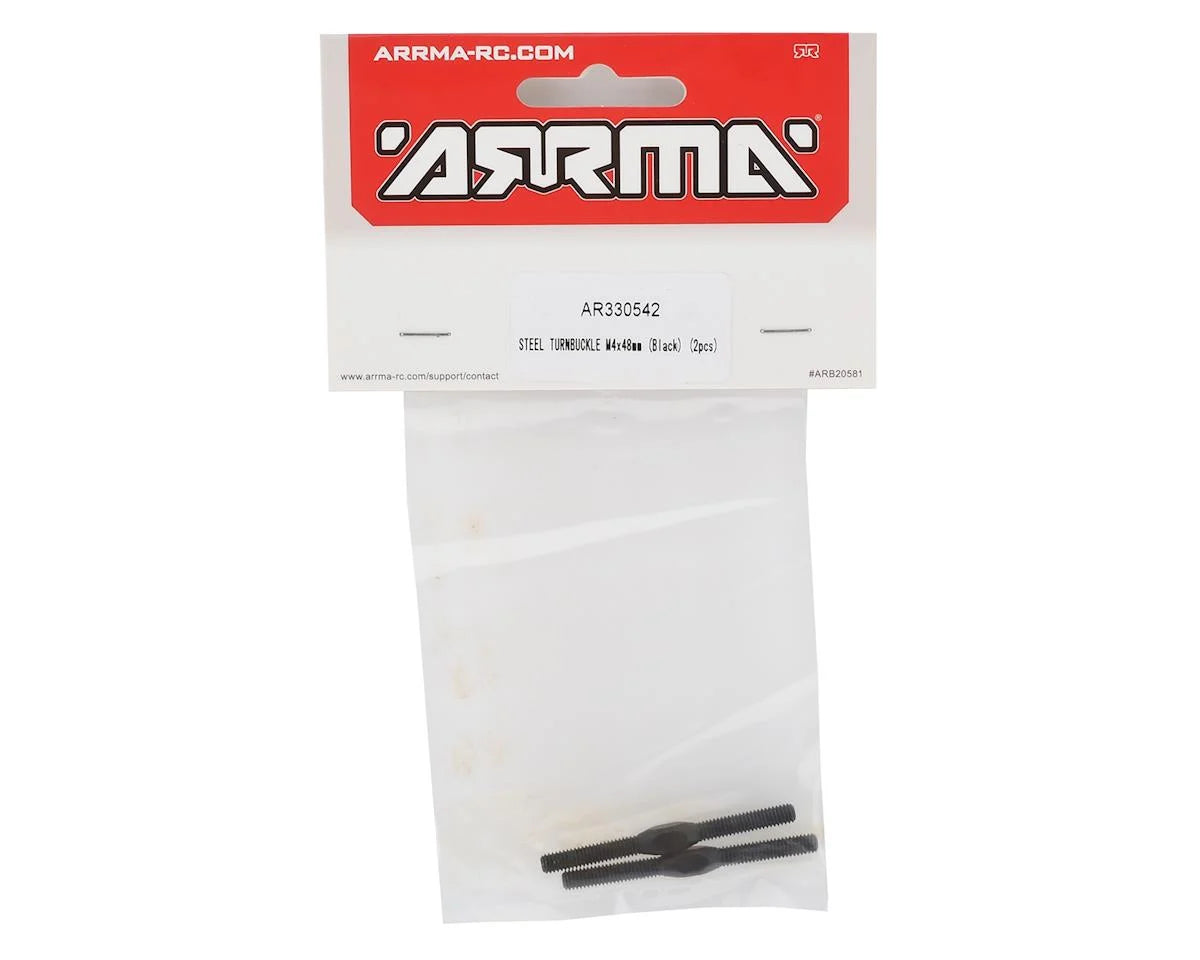 Arrma 4x48mm Steel Turnbuckle (2) AR330542