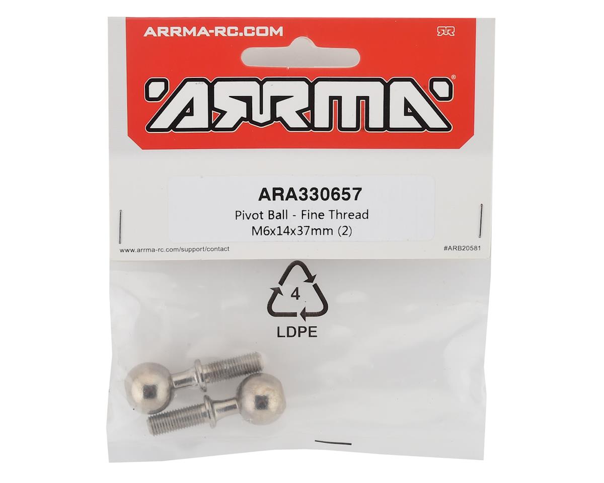 Arrma 6x14x37mm Pivot Ball (2) ARA330657