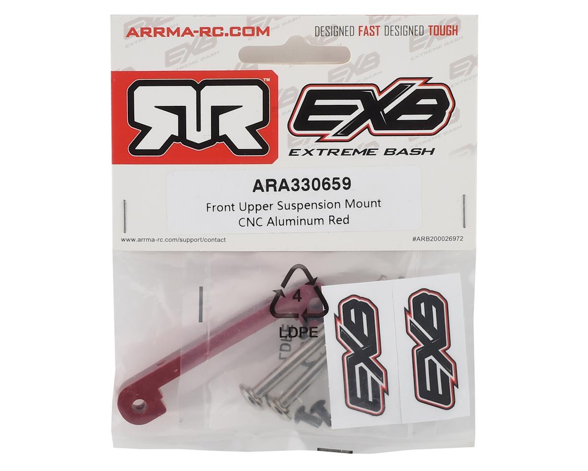 Arrma EXB Aluminum Front Upper Suspension Mount (Red) ARA330659