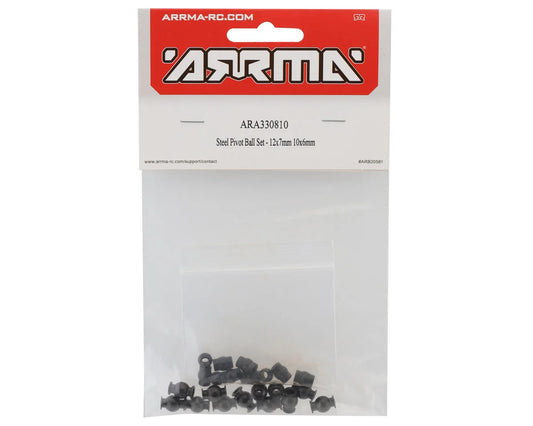 Arrma SENTON 223S, Steel Pivot Ball Set (22) ARA330810
