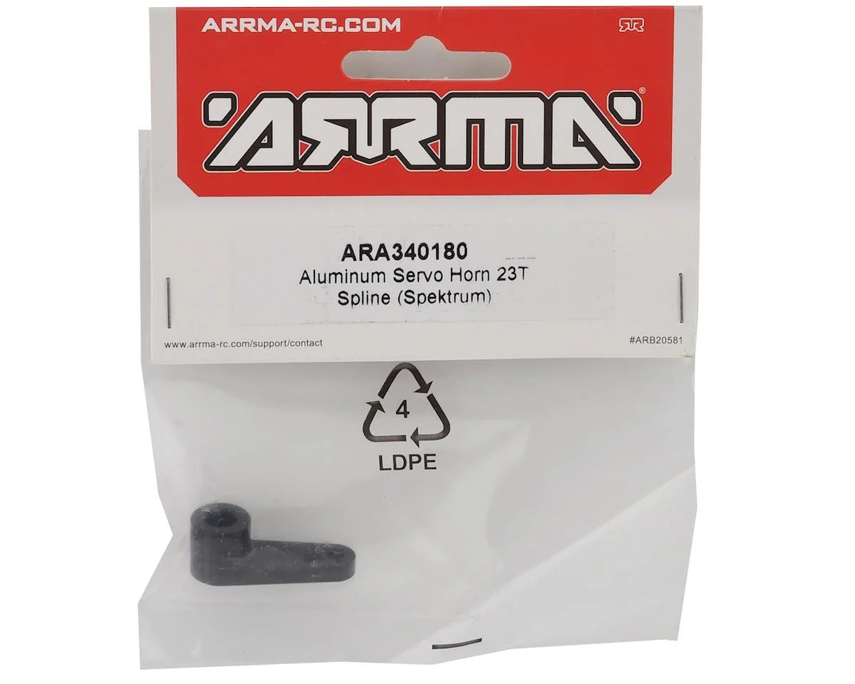 Arrma Aluminum Servo Horn (Black) (23T) ARA340180