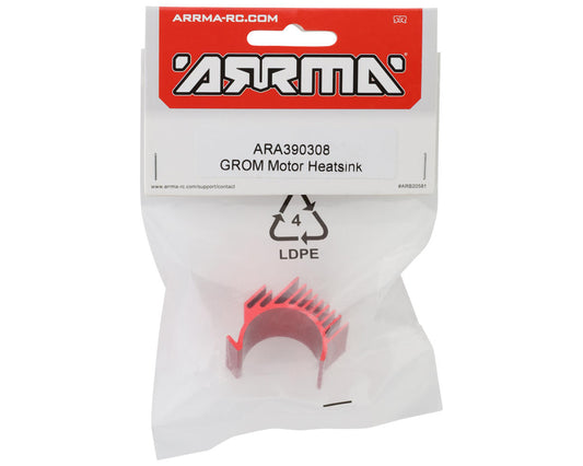 Arrma Granite Grom Motor Heatsink (Red) ARA390308
