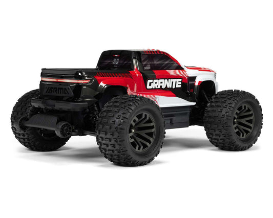 Arrma Granite 4x4 V4 223S DSC 1/10 RTR Brushless 4WD Monster Truck (Red) ARA4302V4T2