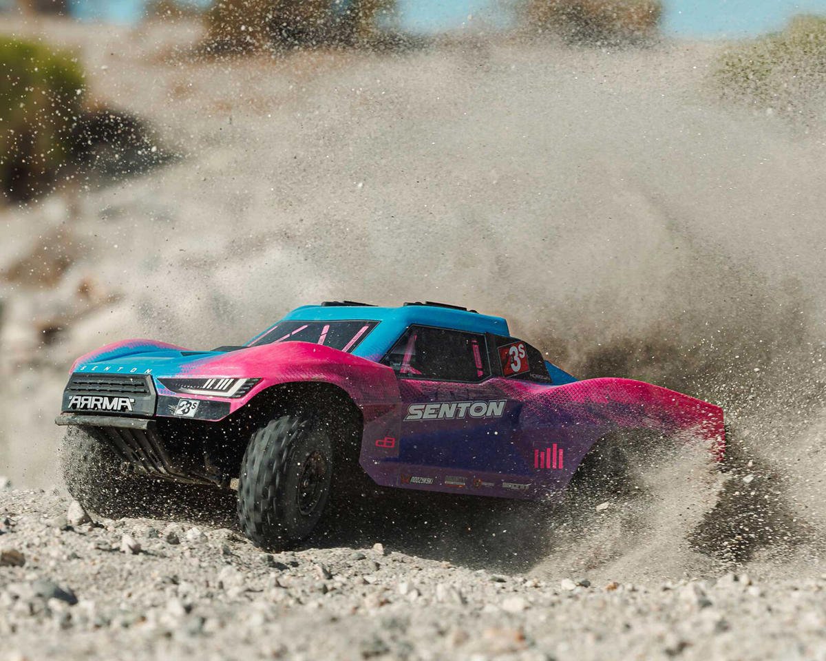 Arrma Senton 223S 1/10 BLX Brushless RTR 4WD Short Course Truck (Blue) w/SLT3 2.4GHz Radio & DSC ARA4303V4T3