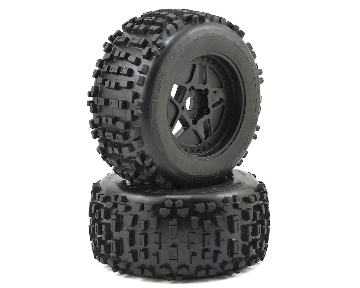 Arrma Dboots 'Back-Flip Mt 6S' Pre-Mounted Tires (Black) (2) ARA510092 ARAC8795 AR510092