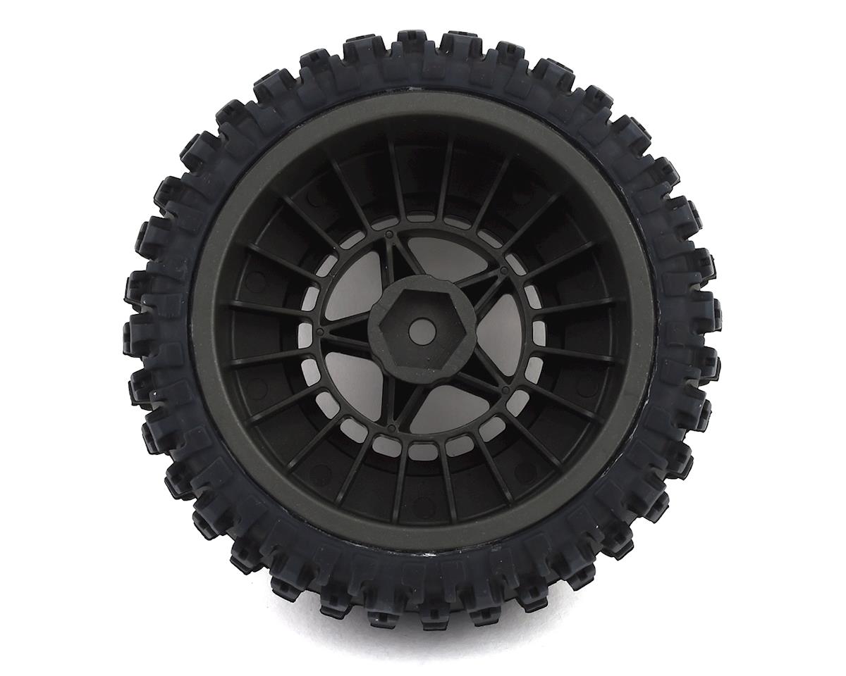 Arrma Senton 3S BLX, Dboots 'Fortress SC' Tire Set Glued Gun Metal (2) w/14mm Hex ARA550087