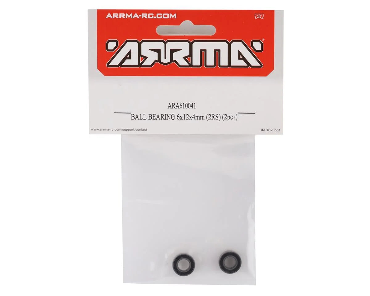 Arrma 6x12x4mm Ball Bearing (2) ARA610041