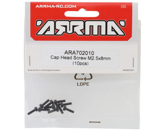 Arrma 2.5x8mm Cap Head Screw (10) ARA702010