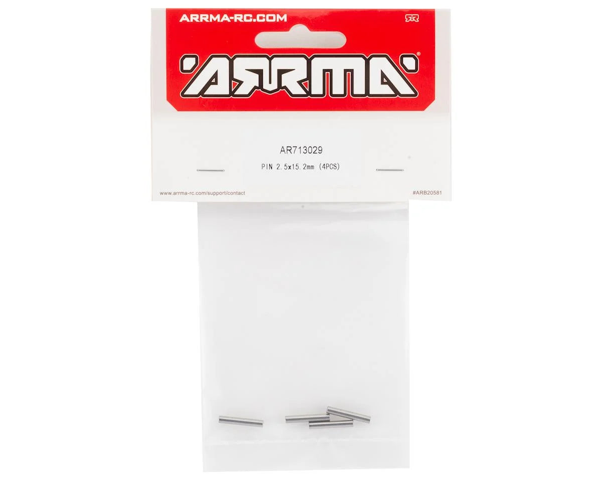 Arrma 2.5x15.2mm Pin (4) ARA713029 ARAC5031 AR713029