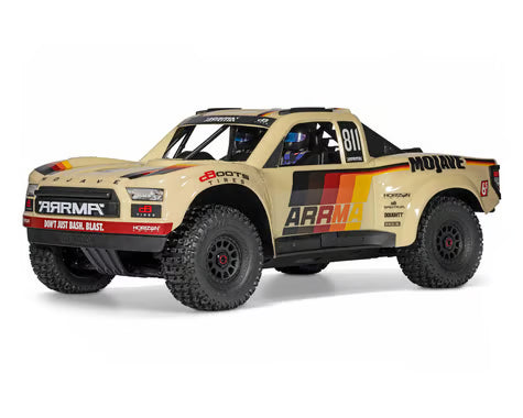 Arrma Mojave 6S BLX Brushless RTR 1/7 4WD RTR Desert Truck (Tan) w/2.4GHz Radio ARA7604V3T2