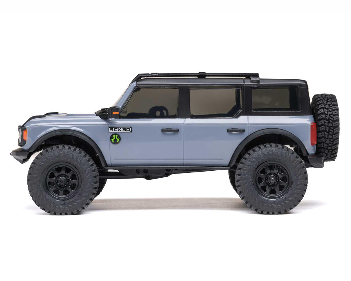 Axial SCX30 Ford Bronco 1/30 4WD RTR Scale Mini Crawler Gray AXI-2048T2