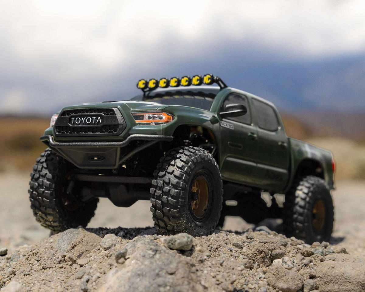 Axial SCX30 Toyota Tacoma TRD Pro 1/30 4WD RTR Scale Mini Crawler (Green) AXI-3289T1